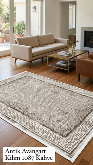 Antik Avangart Kilim 1087 Vizon